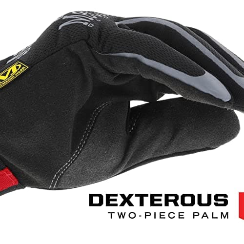 Mechanix Wear Touchscreen Gloves for Men, Black, Medium