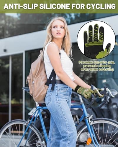 RIGWARL Ultra Thin Breathable Anti-Slip Cycling Gloves for Men and Women