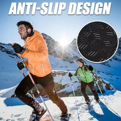 RIGWARL Winter Gloves Men Women Warm Touch Screen Windproof Cold Weather Protection