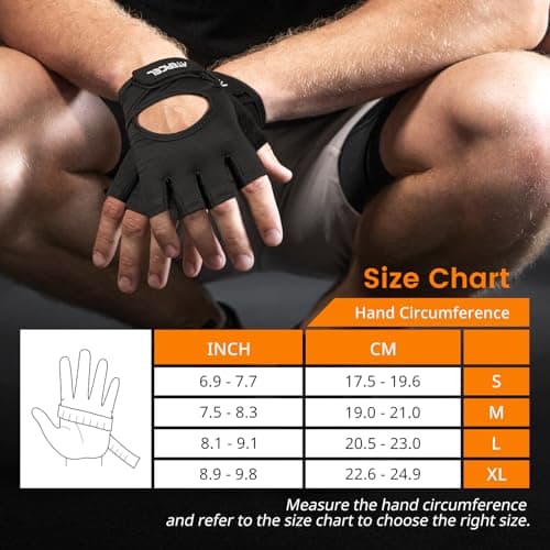 ATERCCEL Weight Lifting Gloves, Full Palm Protection for Men and Women