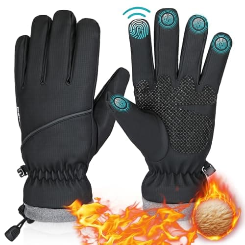 Rsebly Winter Gloves: Waterproof, Windproof, Touch Screen, Thermal Warm for Men and Women