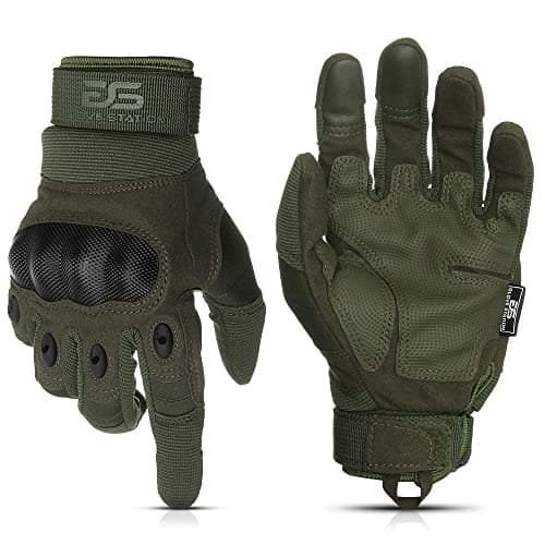 Tactical Shooting Gloves for Men and Women with Touchscreen - Durable and Comfortable — Green