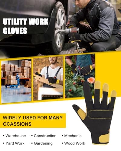 Enhanced Shock Resistance Work Gloves for RIGWARL