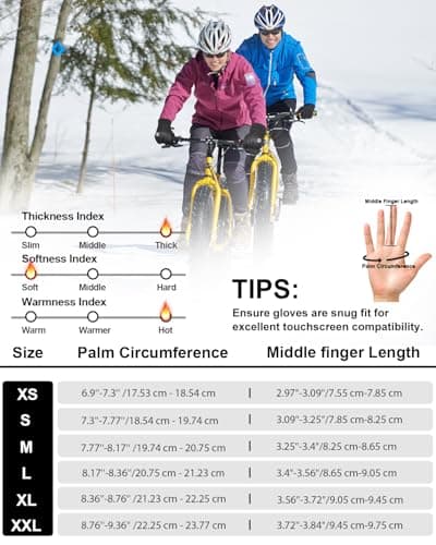 Winter Warm Waterproof Gloves Men Women