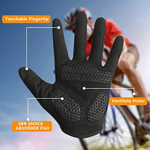 Anti-Slip Full Fingers Gym Gloves for Weight Lifting & Fitness