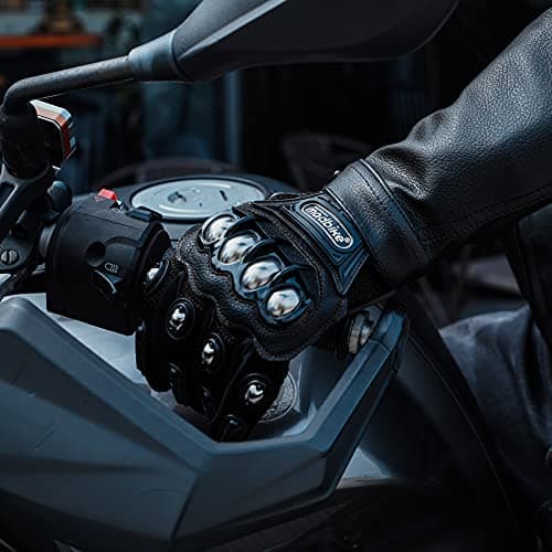 ILM Alloy Steel Touchscreen Motorcycle Racing Glove