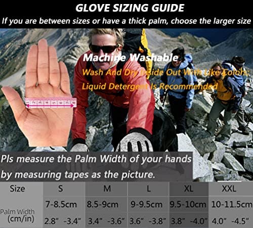MOREOK Winter Gloves -10°F 3M Thinsulate Touch Screen Ski Bike Gloves