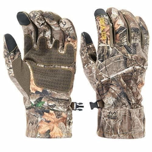 HOT SHOT Men’s Realtree Edge Camo Swiftstrike Pro Textile Gloves