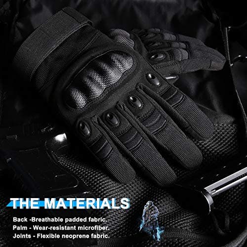 Tactical Touchscreen Gloves for Men: WTACTFUL Motorcycle Paintball