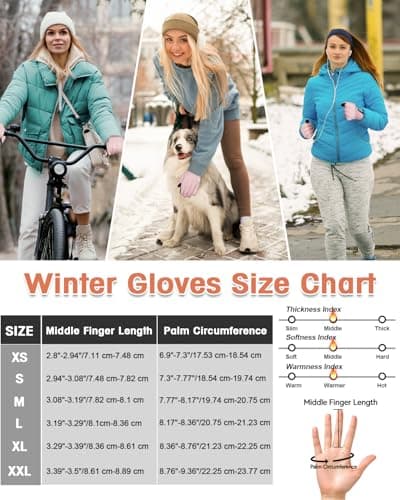Winter Thermal Waterproof Touchscreen Gloves for Men and Women