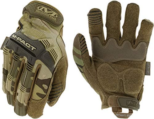 Mechanix Wear M-Pact Tactical Gloves - Men's Touchscreen Safety Work Gloves (Camouflage - Large)