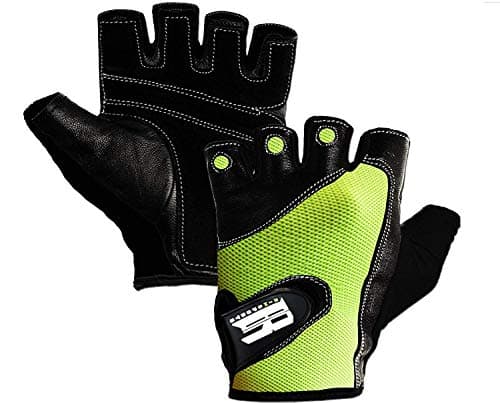 RIMSports Workout Gloves for Men and Women — Neon Green