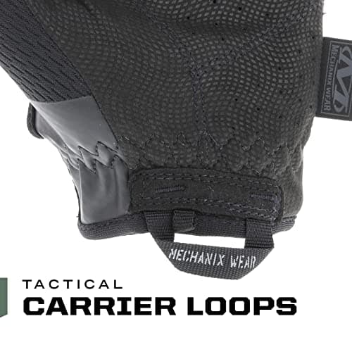 Mechanix Wear Tactical 0.5mm High-Dexterity Gloves, Black Large, Airsoft, Paintball, Utility