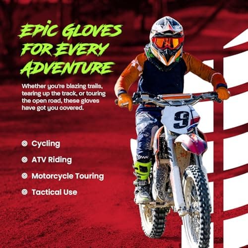 HWK Motorcycle Gloves for Men & Women | Motocross & Driving