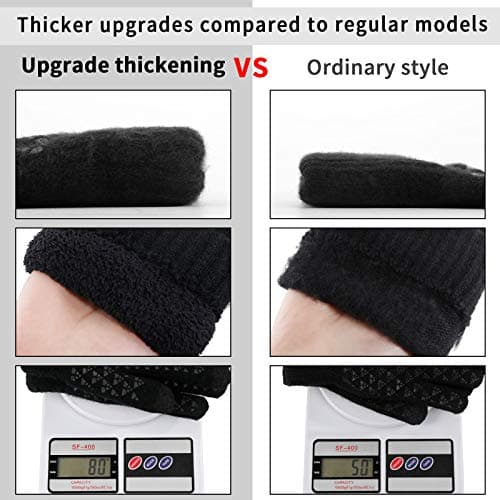 Achiou Winter Gloves for Men & Women squeezing Juice Touch Screen Anti-Slip