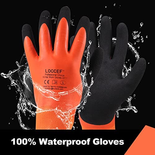 LOCCEF Winter Waterproof Gloves: Warm, Insulated & Durable Thermorelin