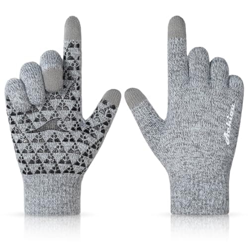 Achiou Winter Gloves for Men & Women - Touch Screen Compatible Warm Running Gloves — Parisgrey
