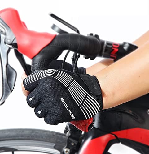 Souke Sports Half-Finger Cycling Gloves MTB Road Anti-Slip Shock-Absorbing