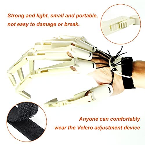 Thafikzi Halloween Devil Claws Gloves with Skull Fingers for Flexible Cosplay