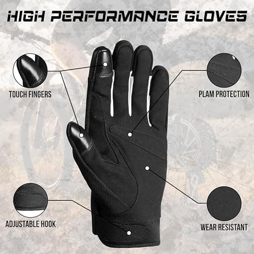 Tactical Touchscreen Motorcycle Gloves for Men/Women Racing
