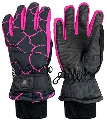 N'Ice Caps Kids' Waterproof Winter Warm Thinsulate Gloves — Pink Lava