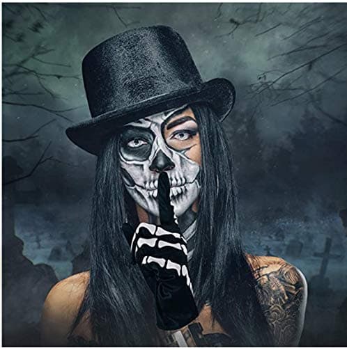 Unisex Skull Skeleton Gloves for Men Women & Kids Cosplay Costumes