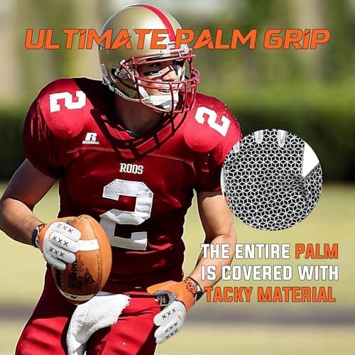 Men's Wide Receiver Gloves for Football Best Gifts