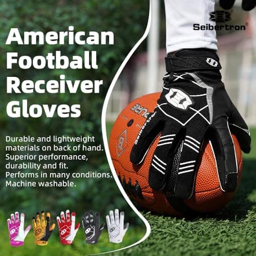 Seibertron Pro 3.0 Elite Ultra-Stick Sports Glove Football Gloves