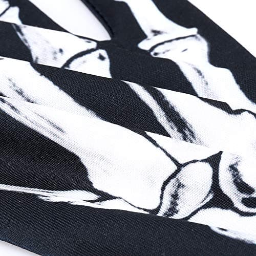 Halloween AXBXCX Skeleton Full Finger Dance Gloves