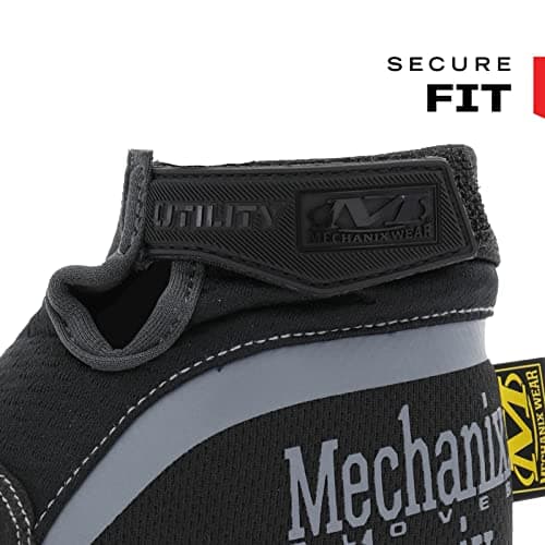 Mechanix Wear Touchscreen Gloves for Men, Black, Medium