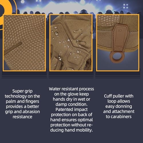 Seibertron Waterproof Full Finger Touchscreen Gloves for Adults and Youth