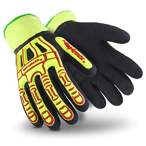 HexArmor Rig Lizard Safety Work Gloves | Impact Protection — 2099 | Full Dipped Cold Weather W/ Impact