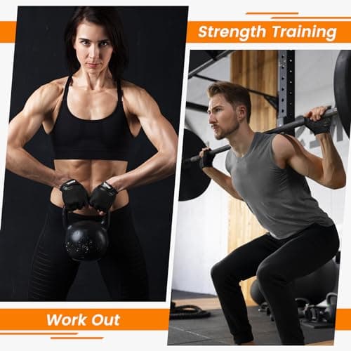 Premium Leather Workout Gloves for Men and Women: Ideal for Weightlifting, Gym, Cycling