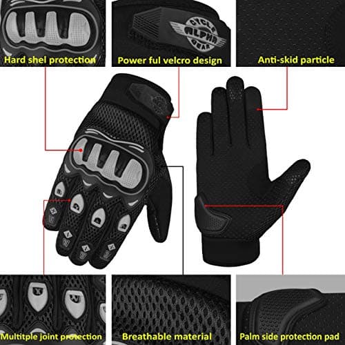 ALPHA CYCLE GEAR Dirt Bike & ATV Gloves for Men & Women