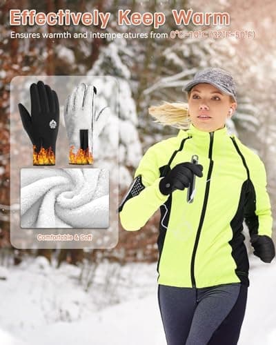 Rigwarl Winter Windproof Thermal Touch Screen Gloves for Cold Weather Activities