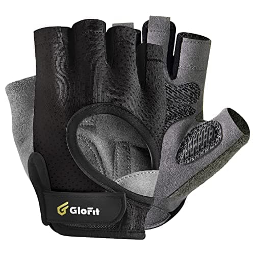 Anti-Slip Workout Gloves for Men and Women - Weight Lifting, Cycling, and Fitness Training — Carbon Black