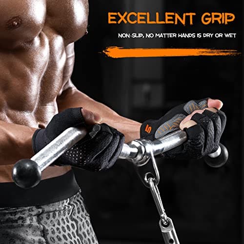 2022 Workout Gloves for Men and Women with Full Palm Protection and Excellent Grip