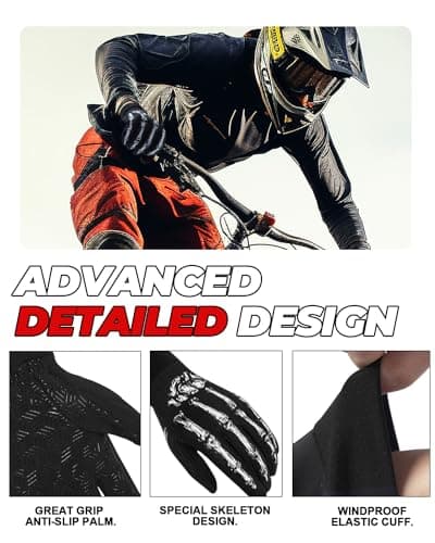 Waterproof Winter Gloves with Touchscreen Fingers for Men and Women