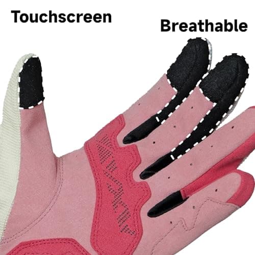 VXW Full Finger Touchscreen Motorcycle Gloves for Men and WomenBMX ATV MTB