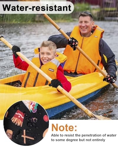 RIGWARL Upgraded Wool Winter Gloves, Touch Screen Compatible, Waterproof, Perfect for Men and Women in Cold Weather