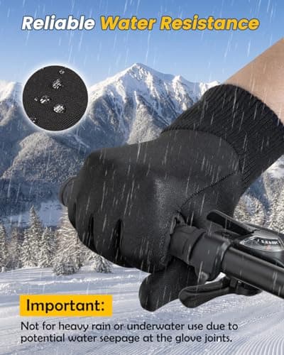 Winter Touchscreen Gloves for Women Running in Cold Weather - FEWTUR
