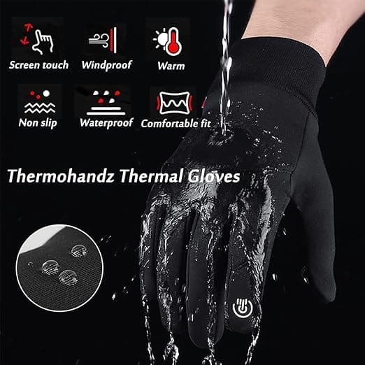TOWGOU Warm Winter Waterproof Touch Screen Gloves
