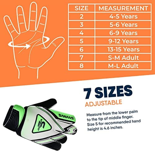 Sticky Grip Football Gloves for Youth Boys 8-12 & MenAdult Palm Protection