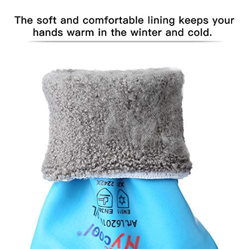 DS Safety Waterproof Gloves for Men and Women - Winter Work Gloves