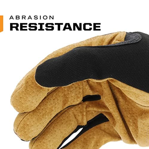 Mechanix Wear Durahide Leather FastFit Work Gloves (Brown, Medium)
