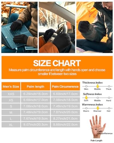 Winter Touchscreen Gloves for Women Running in Cold Weather - FEWTUR