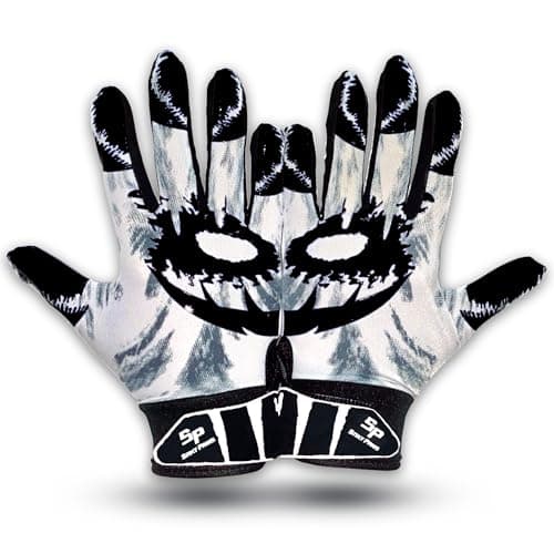 Shadows Shadow Strike Youth Football Gloves for Boys — Black