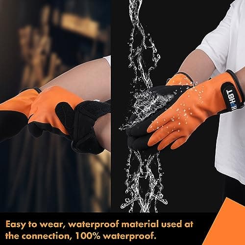 HPHST Men's & Women's Waterproof Cold Weather Touchscreen Gloves