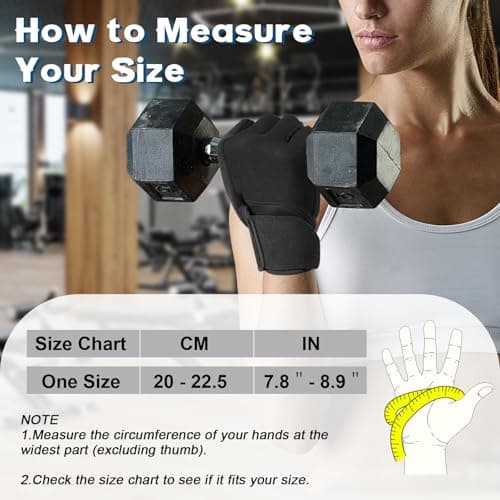 Breathable Workout Gloves for Men and Women - Wrist Support, Black - Weightlifting, Cycling, Gym Training
