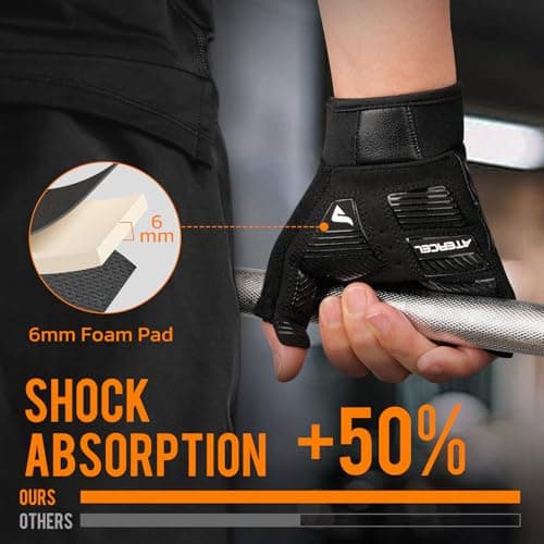 ATERCEL Gym Workout Gloves for Men and Women with Excellent Grip and Lightweight Design